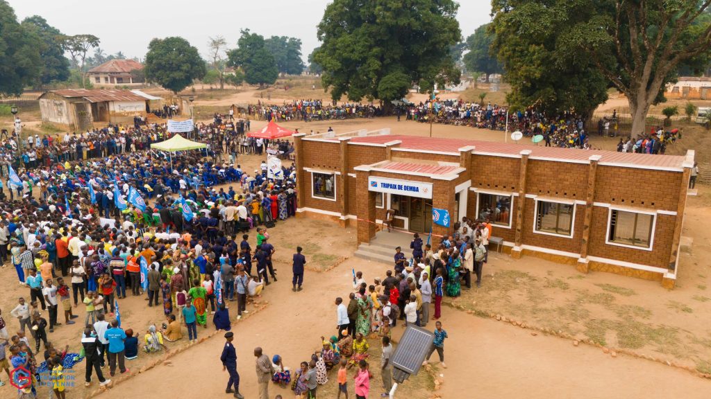 Cérémonie d’inauguration du TRIPAIX de Demba par Ngefa